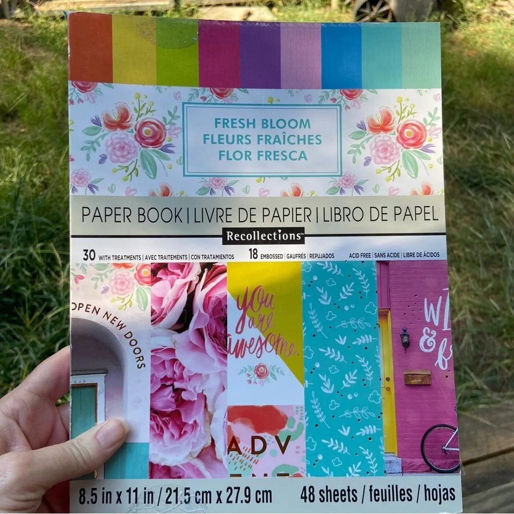 Scrapbook Supplies or Crafting Supply Bundle for Fun Kids Projects or Journaling